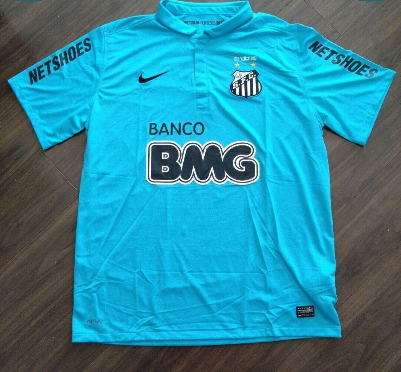 Camisa Azul Santos