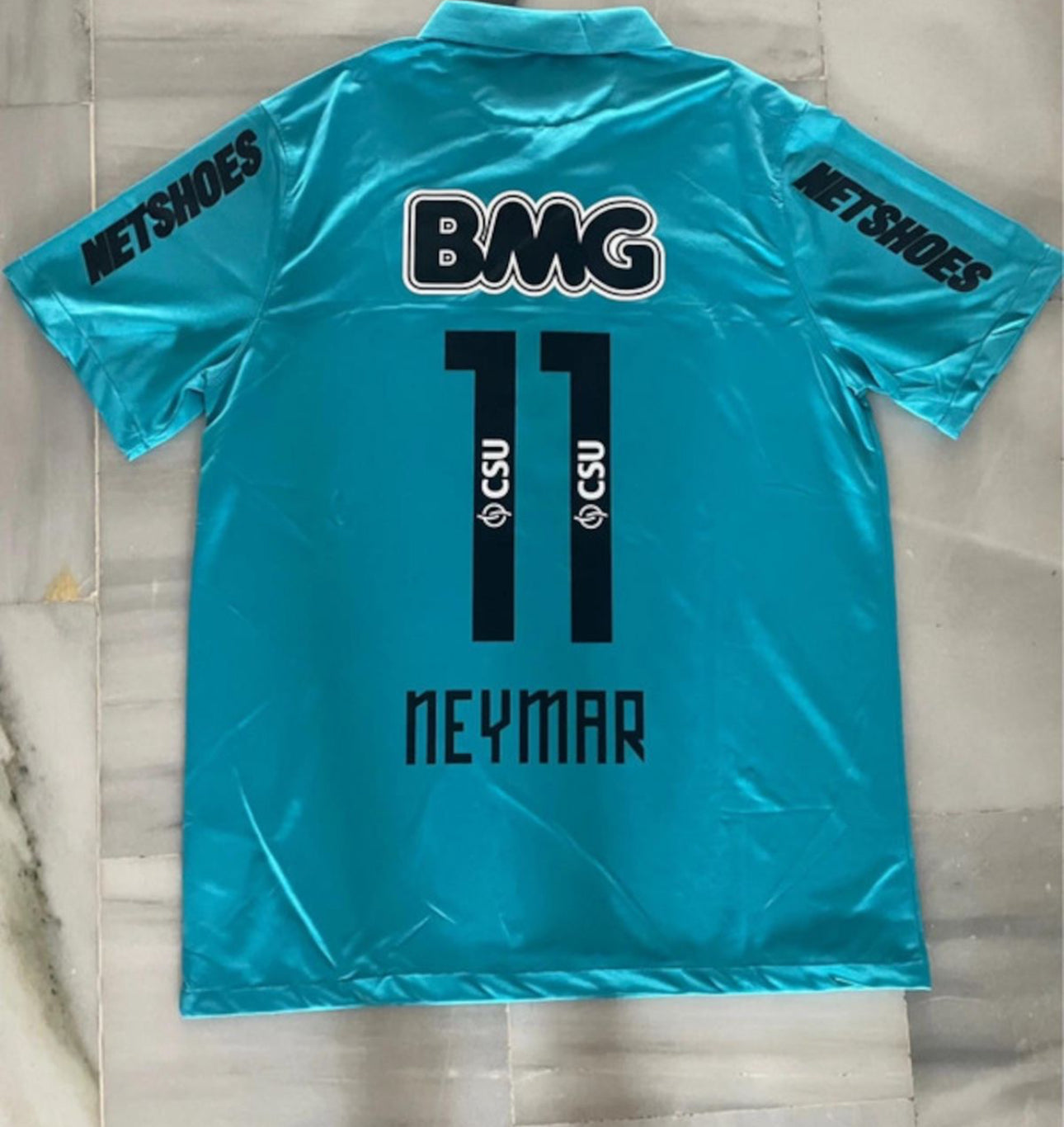 Camisa Azul Santos