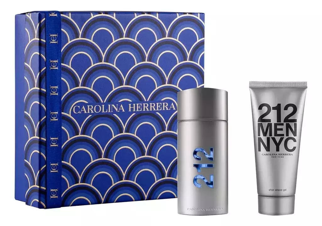 Kit Perfume Carolina Herrera 212 Men Eau De Toilette 100mL