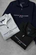 Blusa Moletom Tommy Hilfiger Meio Zíper