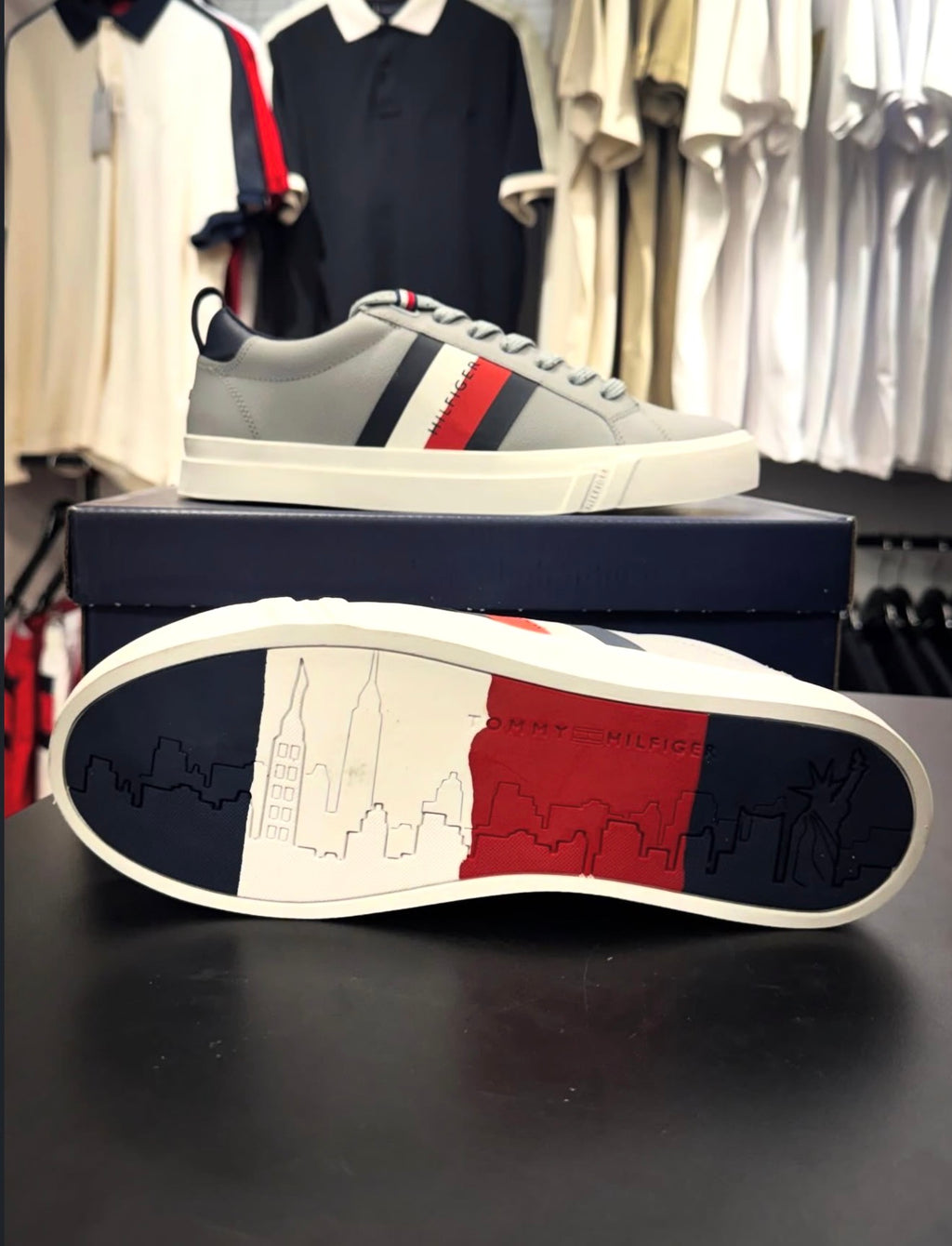 TÊNIS TOMMY HILFIGER - DINO (CINZA)
